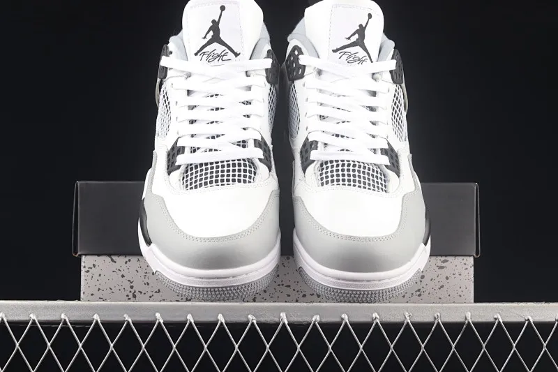 All categories Air Jordan Jordan series basketball shoes Air Jordan 4 Air Jordan 4 Retro GS "Light Smoke Grey" AJ4 Joe 4 white smoke gray basketball shoes CT8527-021